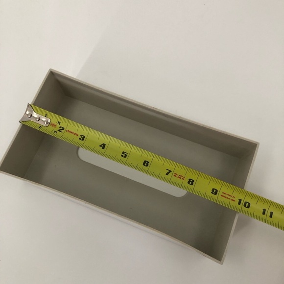 Vintage Booger paper tissue Box Holder gray plastic 0846 - Picture 5 of 8